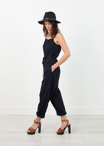 Sleeveless Jumpsuit in Navy